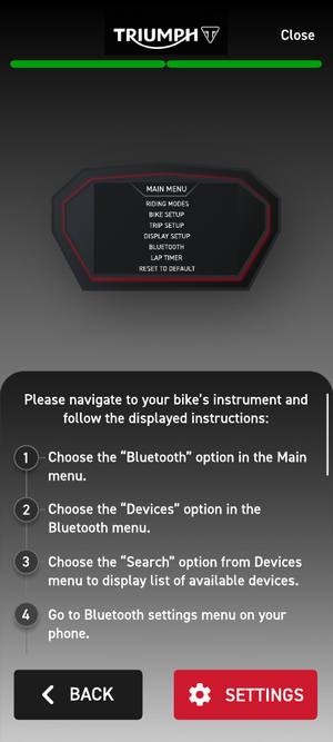 Redesigned cluster instruction step list with progress
